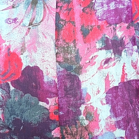 Beautiful  Vintage Watercolor patterned skirt - Picture 7 of 7